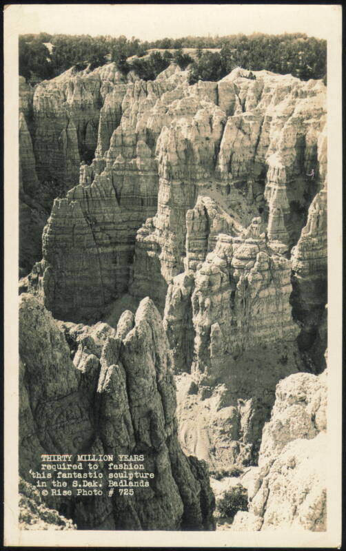 Badlands Rock Formations, Thirty Million Years Interior South Dakota