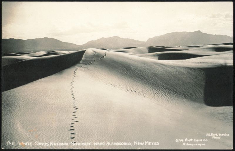 White Sands National Monument Dunes Alamogordo New Mexico