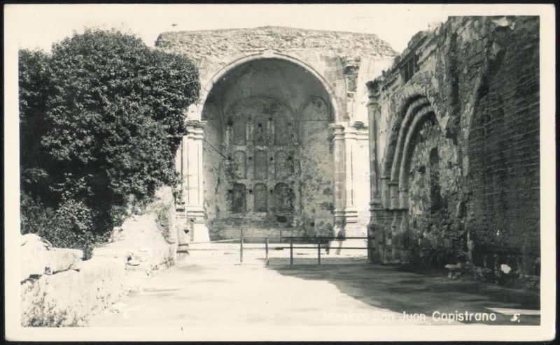 Mission San Juan Capistrano Ruins California