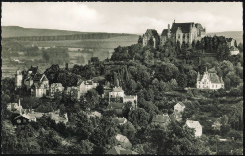 Marburg Castle and City View Germany