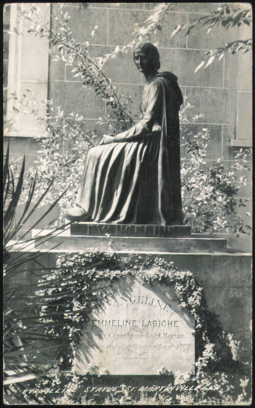 Evangeline Emmeline Labiche Statue Saint Martinville Louisiana