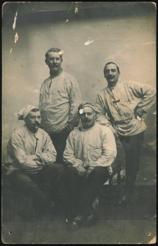 Four Men Portrait Studio Le Roy New York
