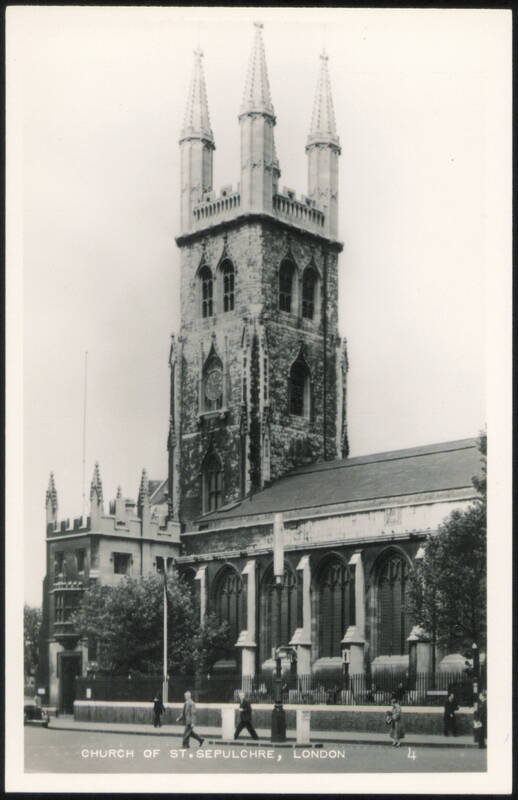 Church of St. Sepulchre London United Kingdom