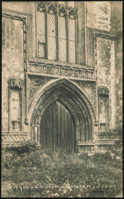 St Agnes Church Entrance Cawston United Kingdom