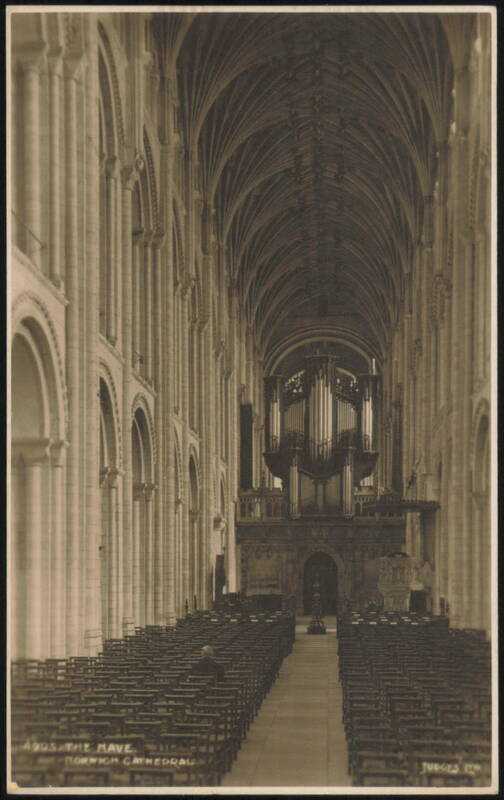 The Nave, Norwich Cathedral England Norfolk