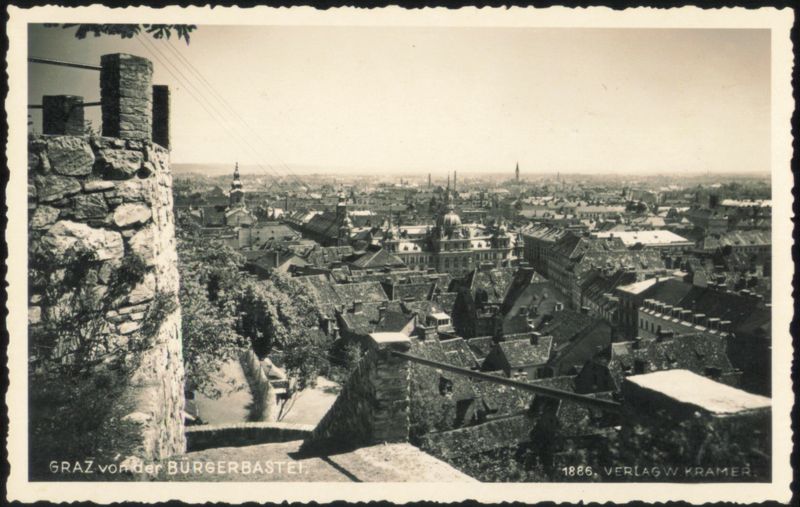 Graz from Bürgerbastei Austria