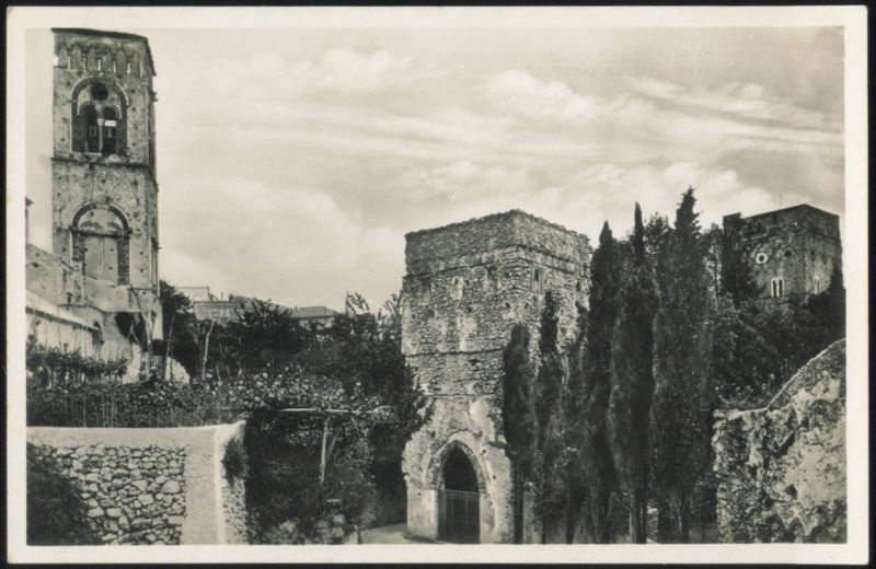 Palazzo Rufolo Entrance with Bell Tower Ravello Italy