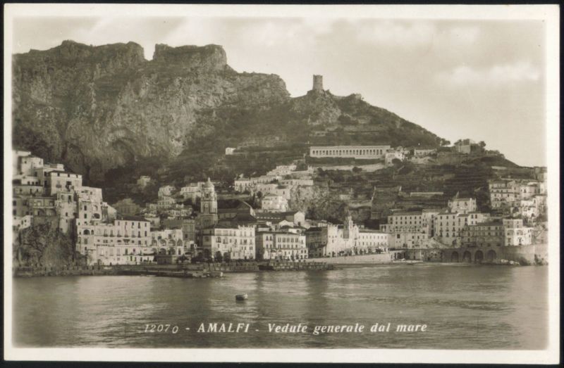 Amalfi General View from the Sea Italy