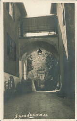 Schloss Eberstein Archway & Courtyard Postcard