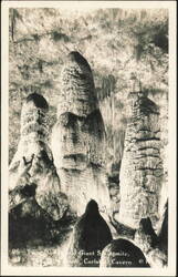 Twin Domes and Giant Stalagmite Postcard