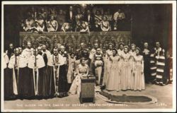 Queen Elizabeth II Coronation, Westminster Abbey Postcard