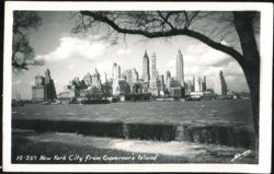 New York City from Governor's Island Postcard