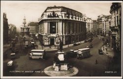 Australia House and Strand Postcard