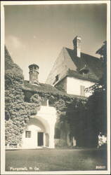 Purgstall Castle Courtyard Postcard