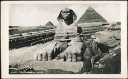The Excavated Sphinx, Giza Pyramids Postcard
