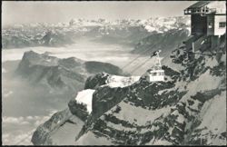 Pilatus-Kulm Aerial Cableway & Hotel Postcard