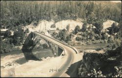 Pit River Bridge from Pacific Highway Postcard