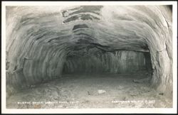 Subway Caves, Lassen Park Postcard