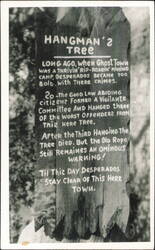 Hangman's Tree, Ghost Town Postcard