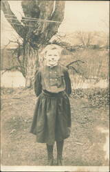 Annie Hall, Young Girl, Marlow, NH Postcard