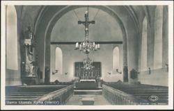 Gamla Uppsala Kyrka Interior Postcard