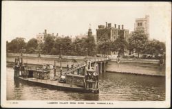 Lambeth Palace from River Thames Postcard