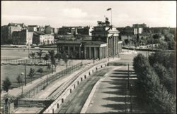 Brandenburg Gate from the former Reichstag Postcard
