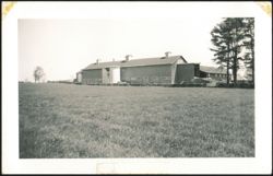 Large Barn Complex with Silo Postcard