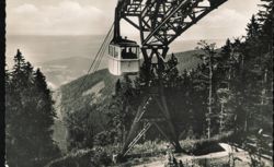 Schauinsland Cable Car, Black Forest Postcard