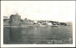 Tiberias View of Town from the Lake Postcard