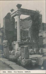 Foro Romano, Aedicula Postcard