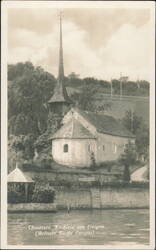 Thunersee, Kirchlein von Einigen (Oldest Church in Europe) Postcard
