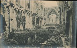 St. Mary's Chapel Glastonbury Abbey Ruins Postcard