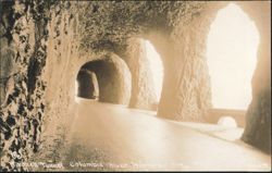 Mitchell Tunnel Columbia River Highway Postcard