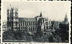 Westminster Abbey Postcard