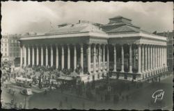 Bourse des valeurs Postcard