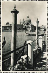Madonna della Salute with Gondolas Postcard