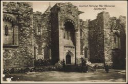 Scottish National War Memorial Postcard