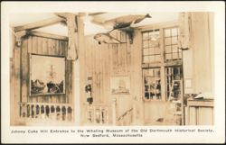 Whaling Museum Entrance, Old Dartmouth Historical Society Postcard