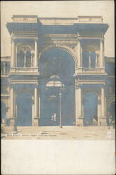 Galleria Vittorio Emanuele II Facade Postcard