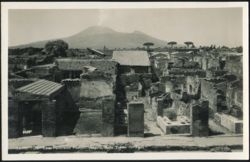 Panorama Pompeii-Vesuvius from Forum Baths Postcard