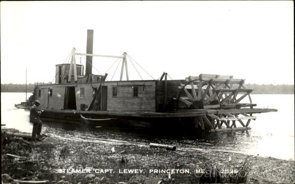 Steamer Capt. Lewey Princeton Maine