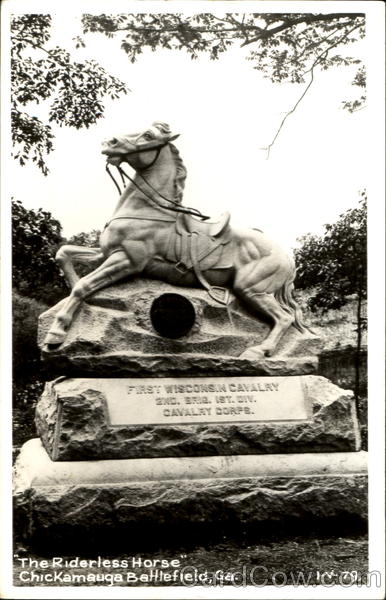 The Riderless Horse Chickamauga Battlefield Georgia