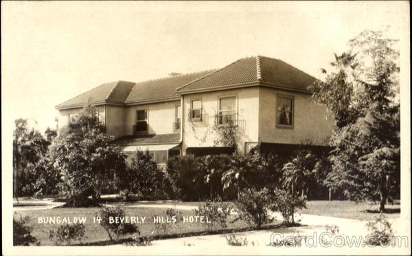 Bungalow 14 Beverly Hills Hotel California