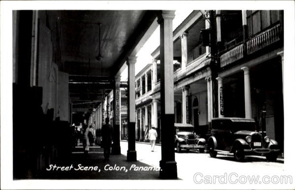 Street Scene, Colon Panama