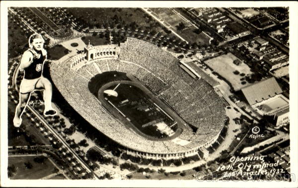 Opening 18Th Olympiad Los Angeles California