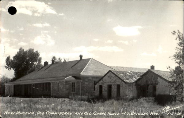 New Museum Old Commissary And Old Guard House Fort Bridger Wyoming