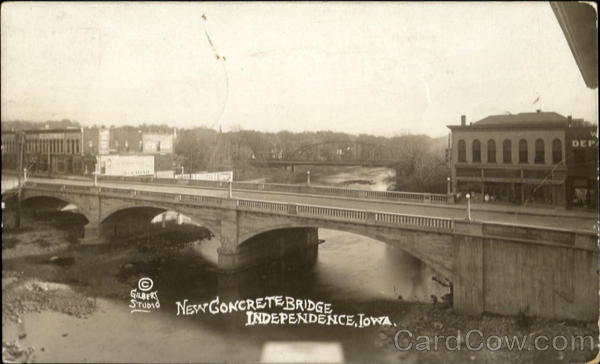 New Concrete Bridge Independence Iowa
