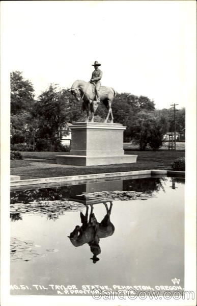Til Taylor Statue Pendleton Oregon