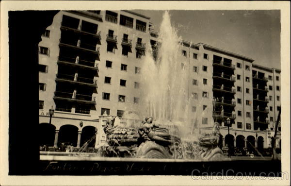 Plaza O'Leary Fountain Caracas Venezuela South America